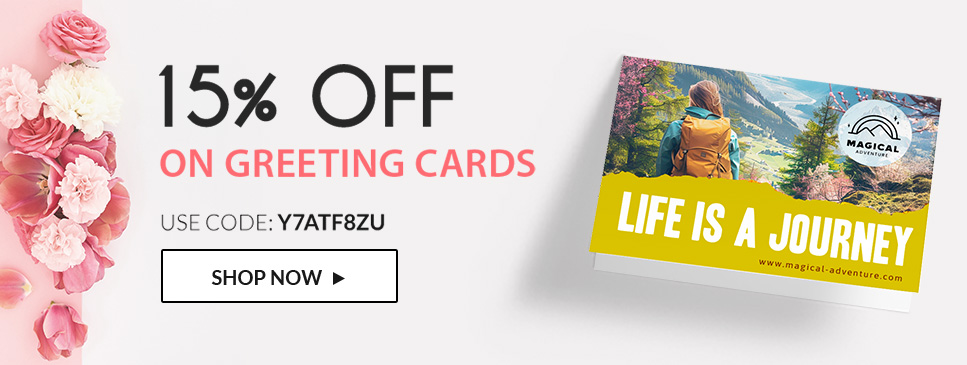 15% off Greeting Cards